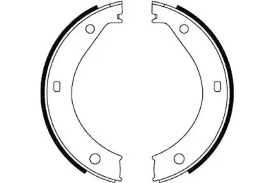 Juego de zapatas de frenos, freno de estacionamiento TRW GS8217 TRW GS8217 Premium